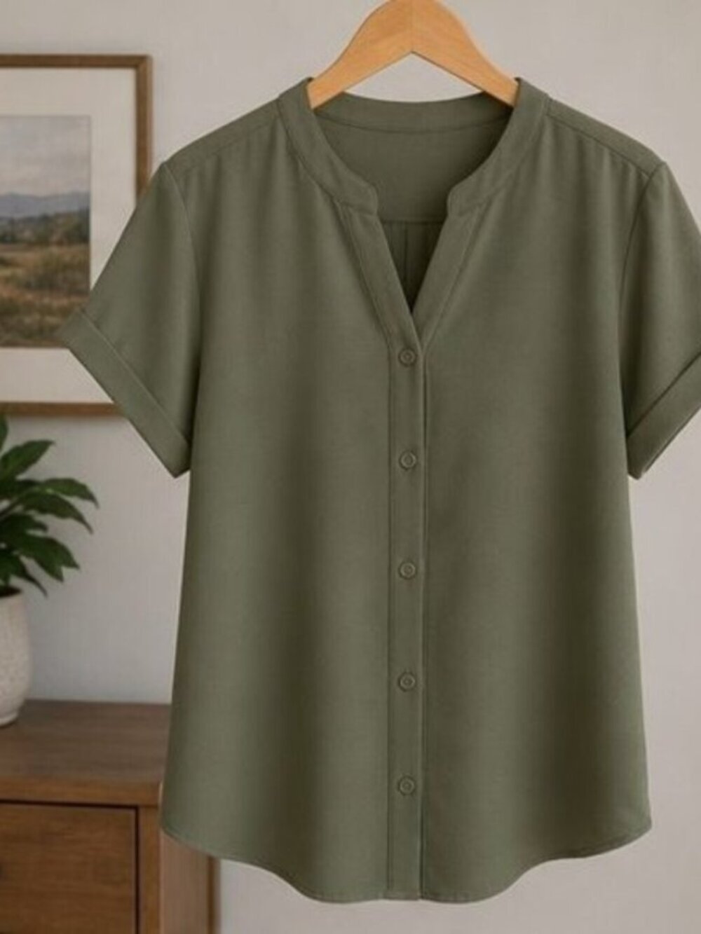 Olive Cami Blouse